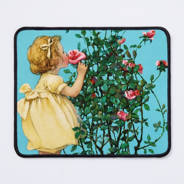 Item preview, Vintage Children's Wall Art, Little Girl and Roses Print, Jessie Willcox Smith Storybook Art designed and sold by RickE.