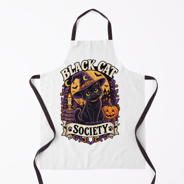 Item preview, black cat society designed and sold by Leo Bennett.