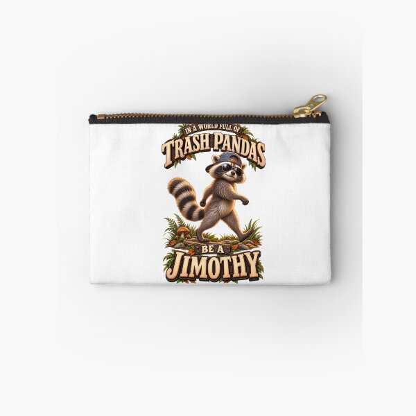 Item preview, Be A Jimothy Raccoon T-Shirt, In A World Full Of Trash Pandas Funny Raccoon Lover Gift, Vintage Meme Graphic Tee designed and sold by OUICHA.