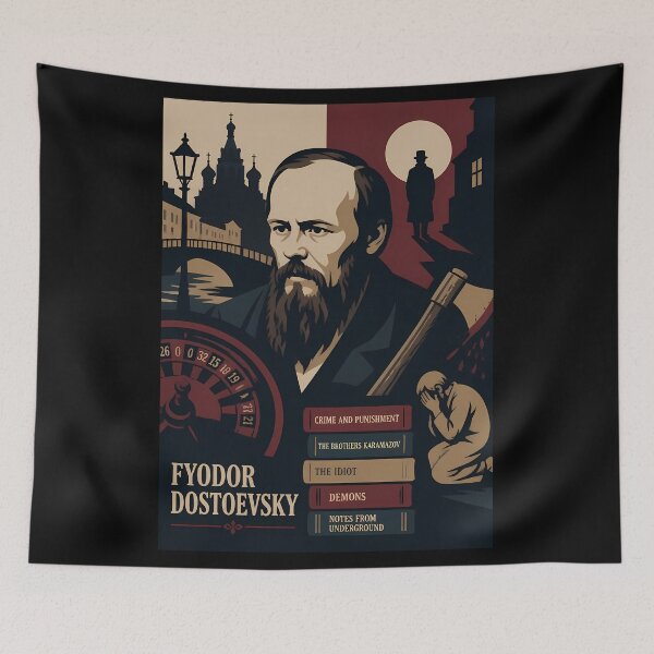 Item preview, Fyodor Dostoevsky designed and sold by Sarcastic designs.