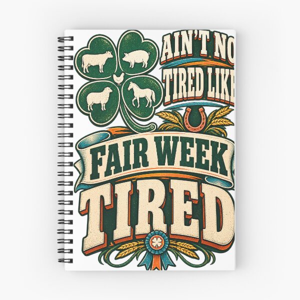 Item preview, Ain’t No Tired Like Fair Week Tired T-Shirt, Funny County Fair Life Gift, Farm Show Country Life Graphic Tee designed and sold by OUICHA.