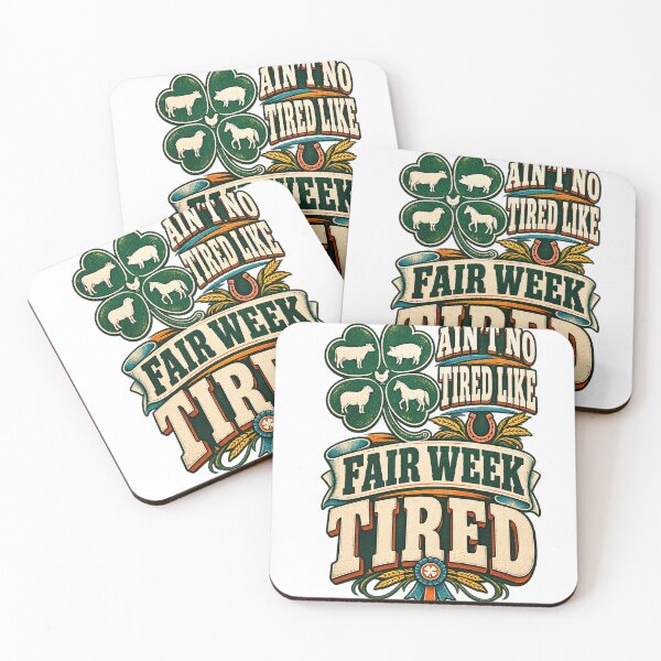 Item preview, Ain’t No Tired Like Fair Week Tired T-Shirt, Funny County Fair Life Gift, Farm Show Country Life Graphic Tee designed and sold by OUICHA.