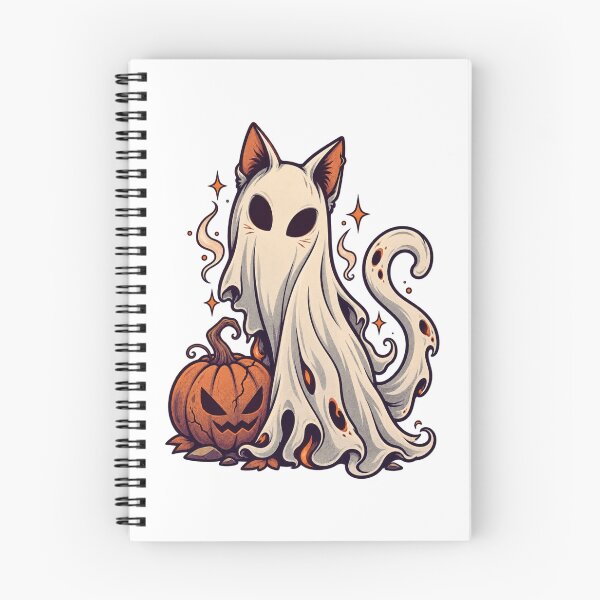 Item preview, Ghost Cat Ember designed and sold by LuveraxArt.