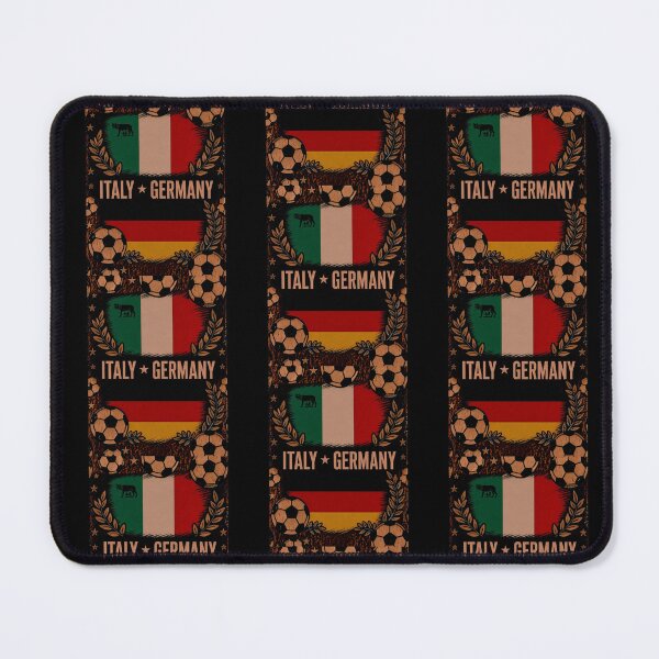 Item preview, Italy vs Germany Retro Football match Poster designed and sold by Nexus Space.
