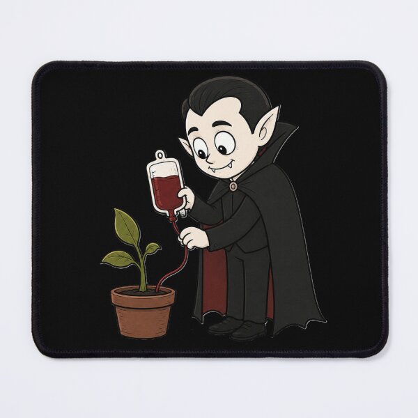 Item preview, The Plant Vampire – Funny Halloween Vampire designed and sold by Jollivane Studio.