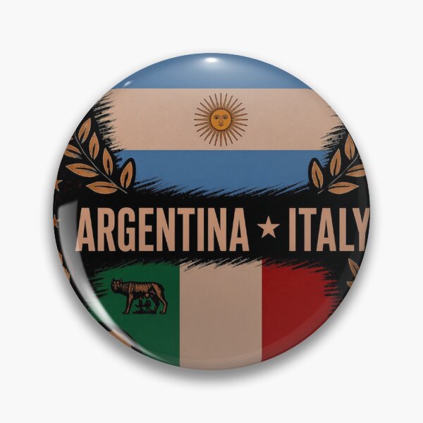 Item preview, Argentina vs Italy Retro Football match Poster designed and sold by Nexus Space.