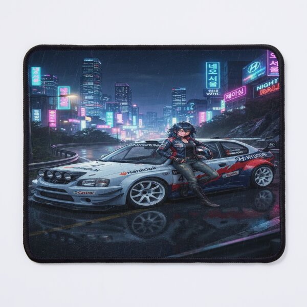 Item preview, Cyberpunk WRC - White Future Rally Car Art designed and sold by JMAVILA ART.