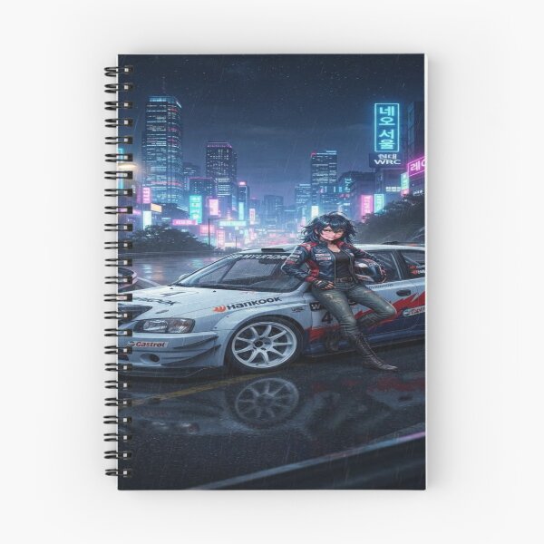 Item preview, Cyberpunk WRC - White Future Rally Car Art designed and sold by JMAVILA ART.
