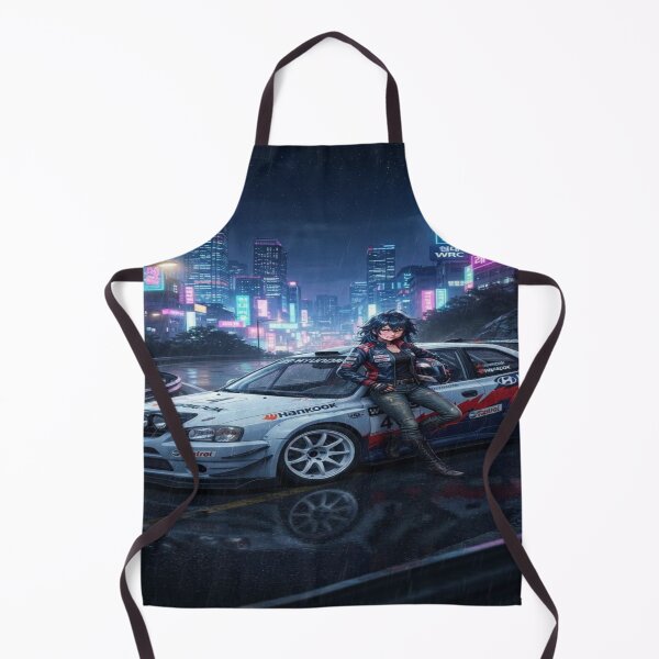 Item preview, Cyberpunk WRC - White Future Rally Car Art designed and sold by JMAVILA ART.