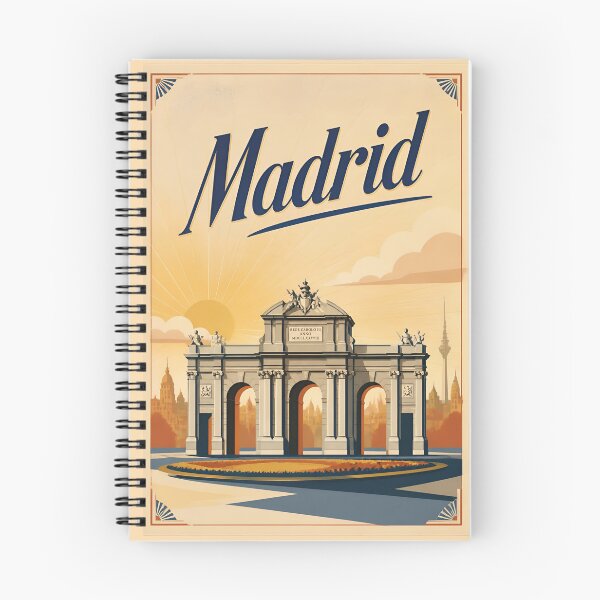 Item preview, Madrid Spain Vintage Travel Poster designed and sold by Eclipse 3699.