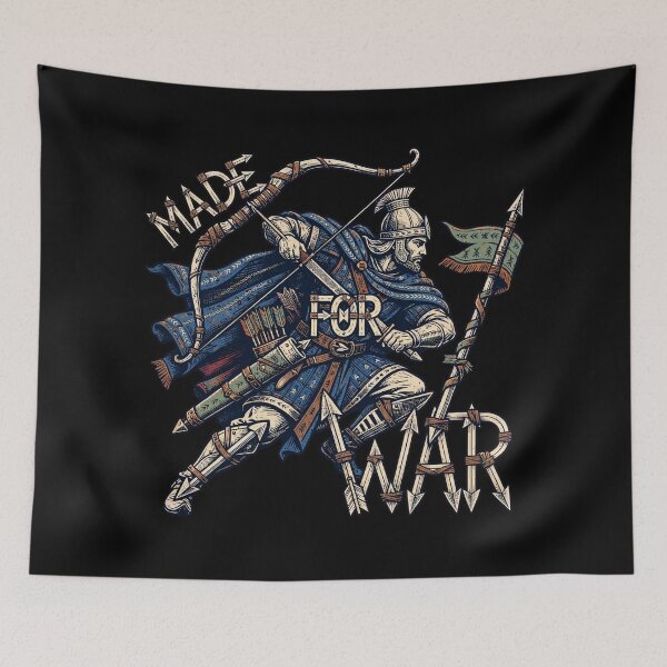 Item preview, Made for War Warrior Shirt, Ancient Warrior T-Shirt, Medieval Knight Apparel, Battle Warrior Gift, Armored Warrior Shirt, Sword Shield Design, War Art, Warrior Spirit designed and sold by Typologystudios.