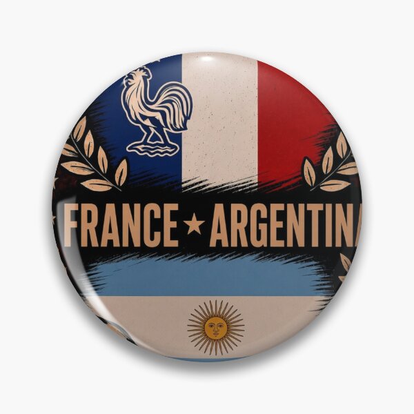 Item preview, France vs Argentina Retro Football match Poster designed and sold by Nexus Space.