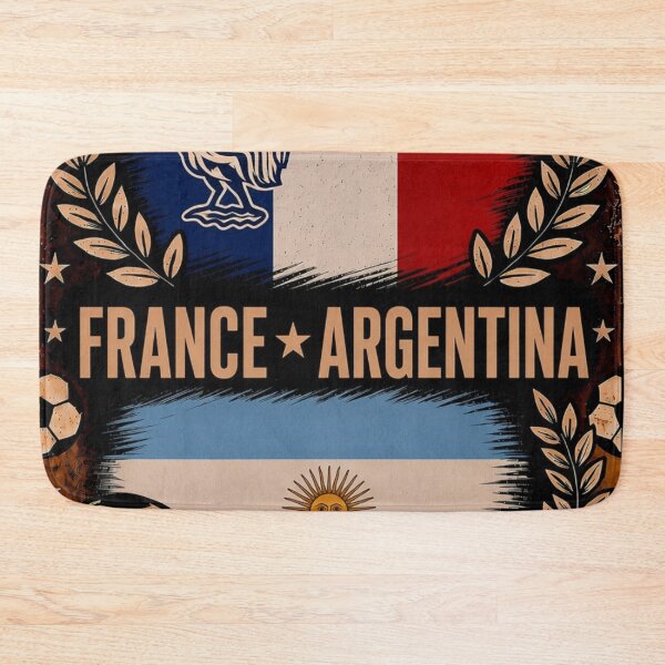 Item preview, France vs Argentina Retro Football match Poster designed and sold by Nexus Space.