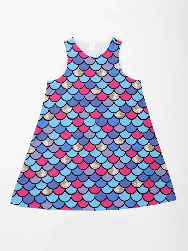 Rainbow Fish scales" A-Line Dress for Sale by BrianneB | Redbubble Rainbow Fish scales" A-Line Dress for Sale by BrianneB | Redbubble
