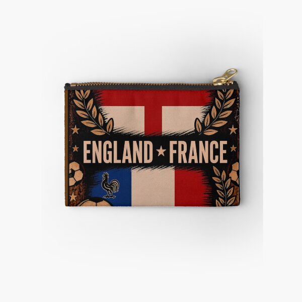 Item preview, England vs France Retro Football match Poster designed and sold by Nexus Space.