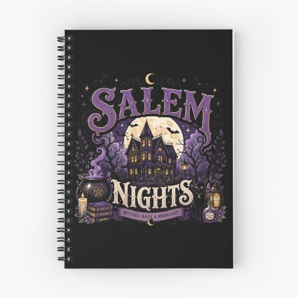 Item preview, Salem Nights Witchy Halloween Haunted House designed and sold by JessArty ⭐⭐⭐⭐⭐.