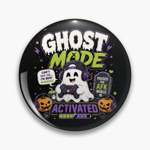 Item preview, Ghost Mode Activated Funny Halloween Spooky designed and sold by JessArty ⭐⭐⭐⭐⭐.
