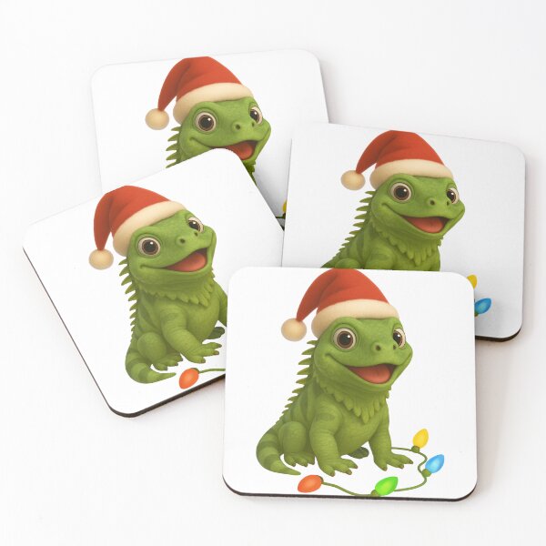 Item preview, Iguana Christmas Lights designed and sold by Sillytoe.