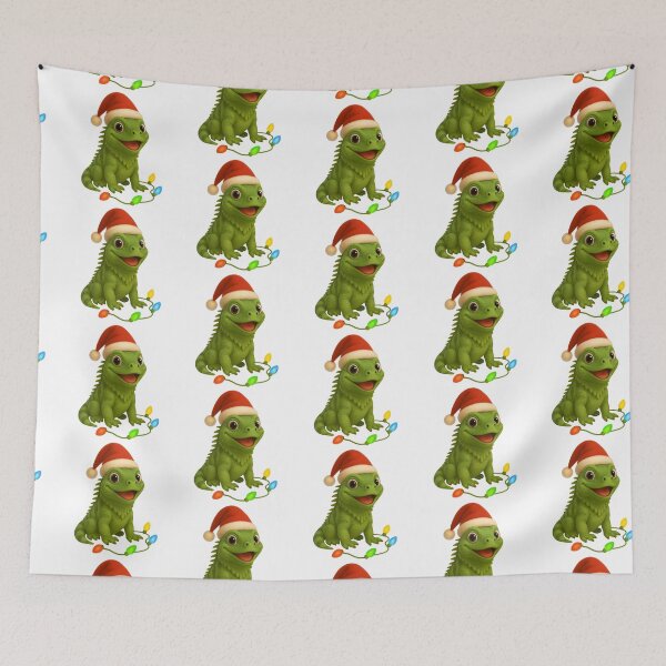 Item preview, Iguana Christmas Lights designed and sold by Sillytoe.