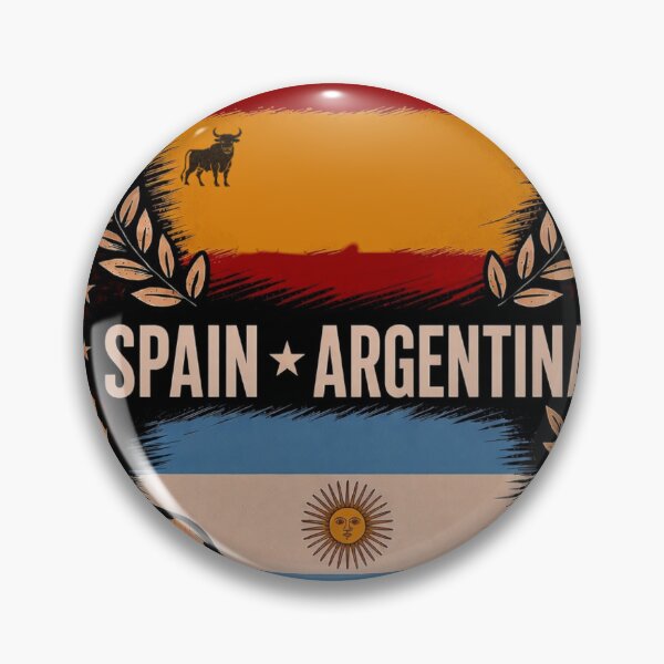Item preview, Spain vs Argentina Retro Football match Poster designed and sold by Nexus Space.
