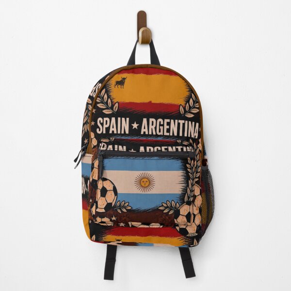 Item preview, Spain vs Argentina Retro Football match Poster designed and sold by Nexus Space.