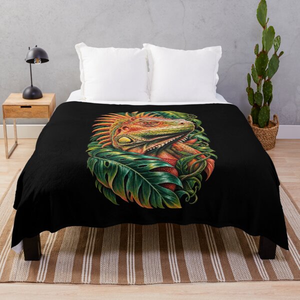 Item preview, Tropical Rainforest Iguana designed and sold by elderberry.