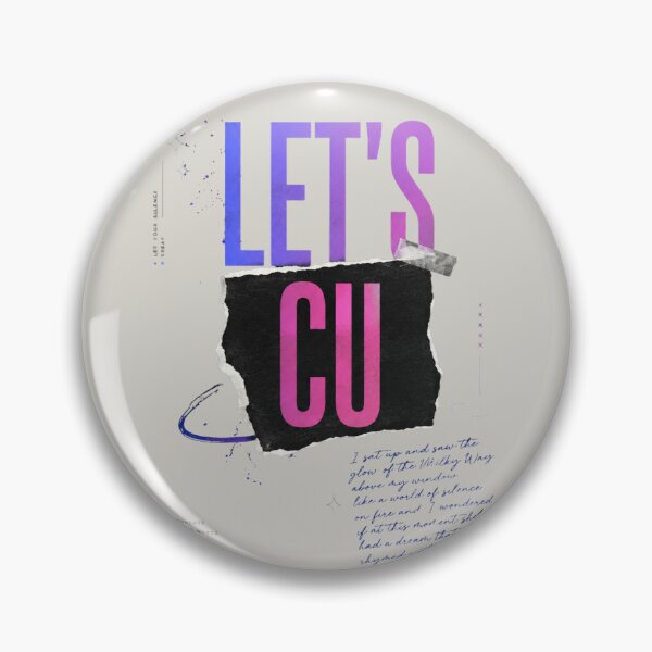 Item preview, LET’S CU — Cosmic Dream Typography Design | Purple Pink Aesthetic designed and sold by FatmaAhmed90.