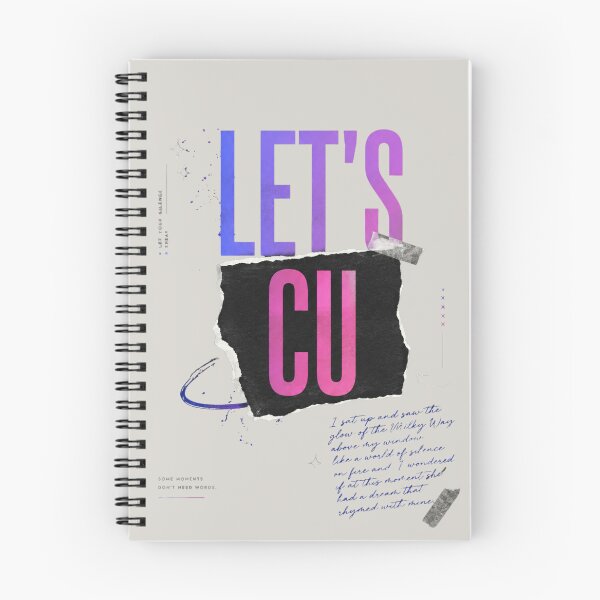 Item preview, LET’S CU — Cosmic Dream Typography Design | Purple Pink Aesthetic designed and sold by FatmaAhmed90.