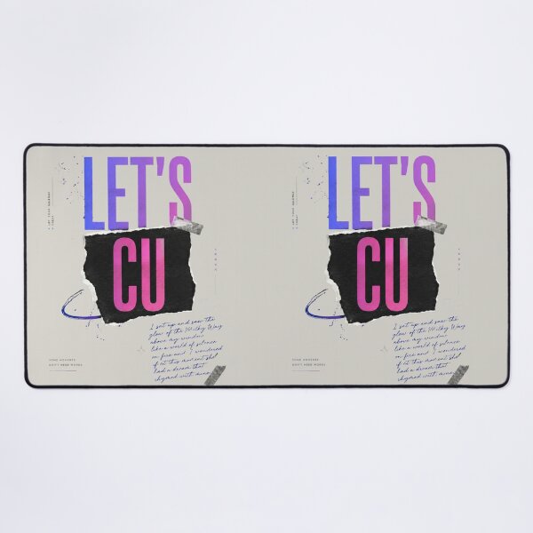 Item preview, LET’S CU — Cosmic Dream Typography Design | Purple Pink Aesthetic designed and sold by FatmaAhmed90.