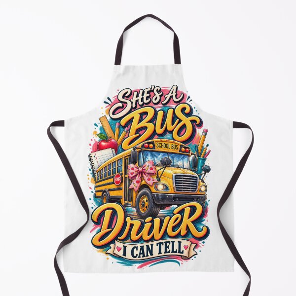 Item preview, She's a School Bus Driver I Can Tell T-Shirt, Funny School Bus Driver Gift, Cute Back to School Transportation Graphic Tee designed and sold by OUICHA.