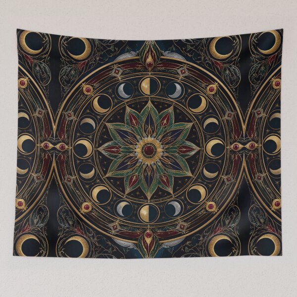 Item preview, Gilded Moon Garden designed and sold by Bluejai Shop.