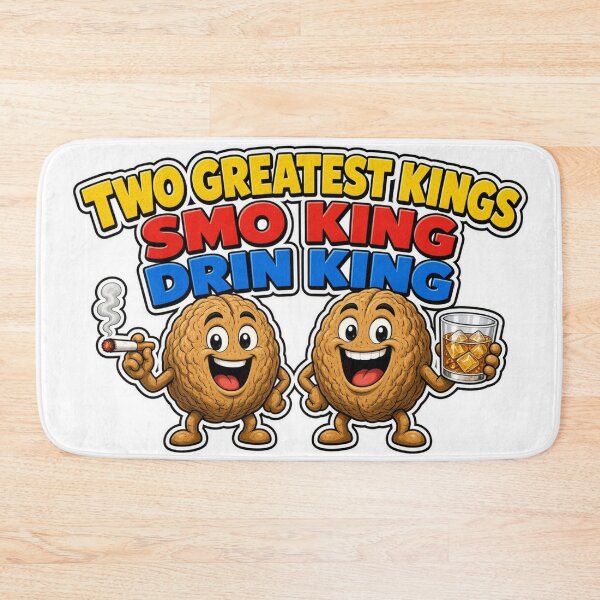 Item preview, Two Greatest Kings Smoking and Drinking designed and sold by kiwiartyfarty.