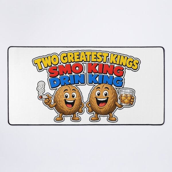Item preview, Two Greatest Kings Smoking and Drinking designed and sold by kiwiartyfarty.