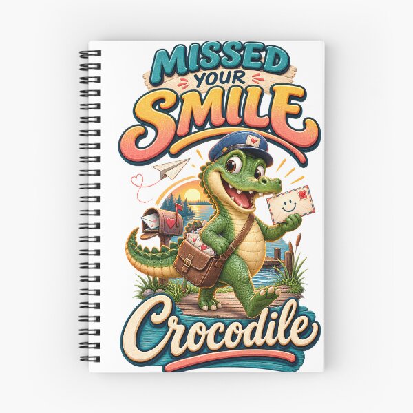 Item preview, Missed Your Smile Crocodile T-Shirt, Cute Back to School Teacher Gift, Funny Crocodile Classroom Student Graphic Tee designed and sold by OUICHA.