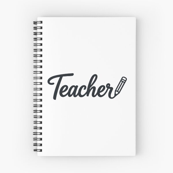 Item preview, Teacher Script with Pencil – Educator School Typography designed and sold by yodaddydesigns.