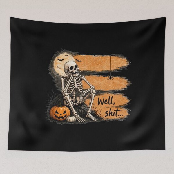 Item preview, Funny Skeleton Lost Balloon designed and sold by bynani32.