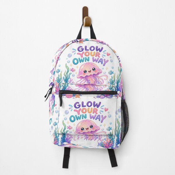 Item preview, Glow Your Own Way – Cute Kawaii Jellyfish Ocean Design designed and sold by 1234saad.