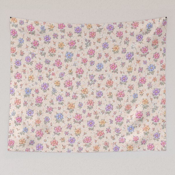 Item preview, Pastel Wildflowers – Cottagecore Floral Pattern designed and sold by HO•Designs.