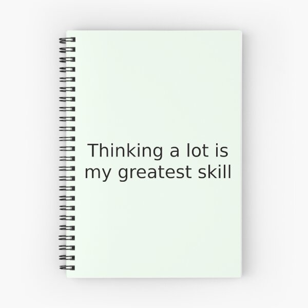 Item preview, Thinking a lot is my greatest skill designed and sold by English Learning.