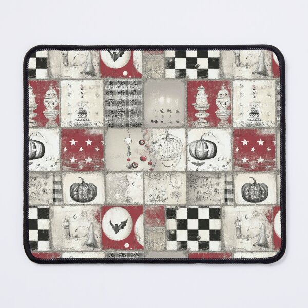 Item preview, Gothic Halloween Patchwork Pattern Vintage Spooky designed and sold by CurrentPhase.