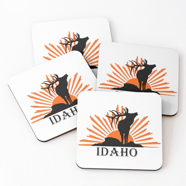 Item preview, Stunning Illustrated Idaho Elk at Sunrise v2 Design designed and sold by jglawson676.