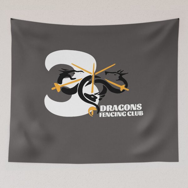 Item preview, 3 Dragons Fencing Club Official Logo designed and sold by SelfieAddict.