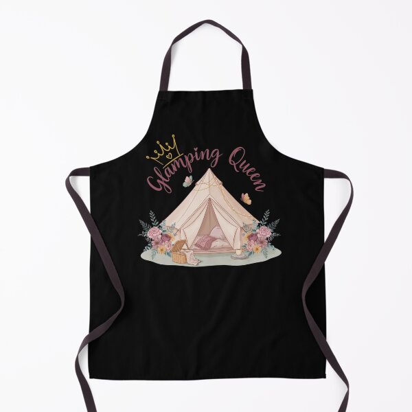 Item preview, Glamping Queen Cozy Camping Floral Outdoor Adventure designed and sold by Nzgiftsandmore.