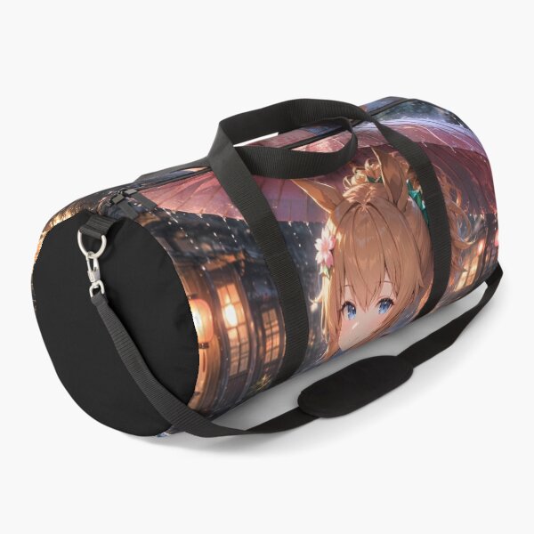 Item preview, Taiki Shuttle Uma Musume Rainy Kimono Lantern Street designed and sold by mildaclairmo.
