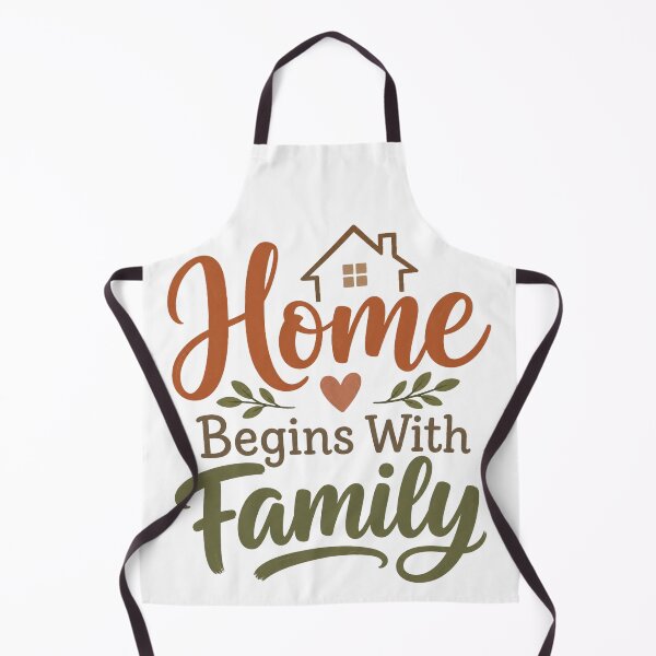 Item preview, Home Begins With Family Quote  designed and sold by AbsheerDesign.