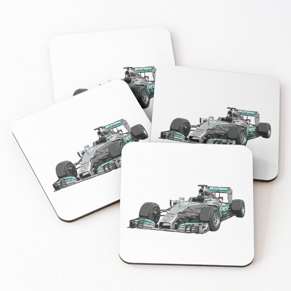 Item preview, 2013 Mercedes W04 Lewis Hamilton Nico Rosberg F1 Racing Car Illustration designed and sold by Motorline44.