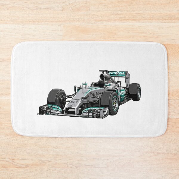 Item preview, 2013 Mercedes W04 Lewis Hamilton Nico Rosberg F1 Racing Car Illustration designed and sold by Motorline44.