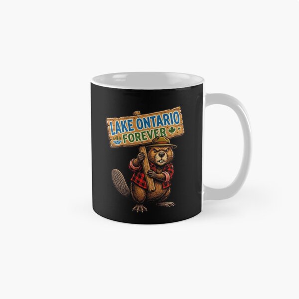 Item preview,  Lake Ontario Always and Forever Retro Nature Ranger Beaver Graphic designed and sold by 519xdesign.