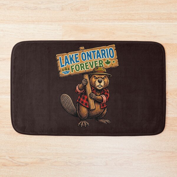 Item preview,  Lake Ontario Always and Forever Retro Nature Ranger Beaver Graphic designed and sold by 519xdesign.