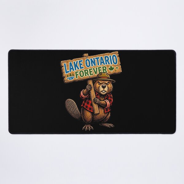 Item preview,  Lake Ontario Always and Forever Retro Nature Ranger Beaver Graphic designed and sold by 519xdesign.